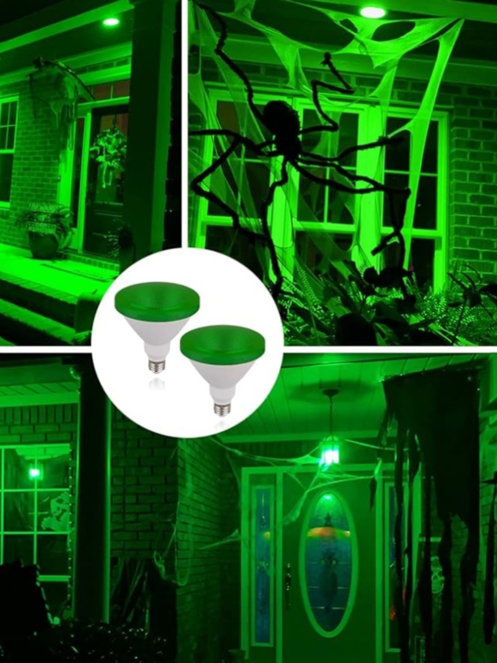 GE Lighting PAR38 Green Outdoor 85W Flood Light Bulb Weather Resistant NIB